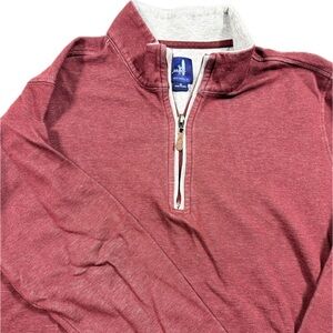 Boys Johnnie-O Sully Jr. 1/4 Zip Pullover – Size 16 – Port Color – Excellent
